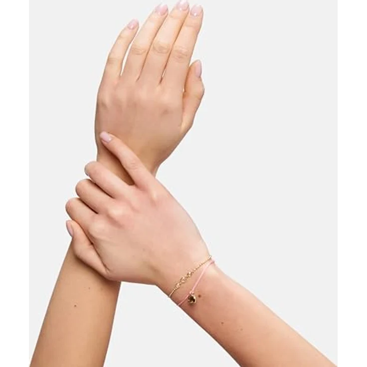 Tamaris Armband TJ-0599-B-17, Edelstahl IP Gold mit Elefanten Anhänger, 24 cm, Zugbandverschluss – Bild 3