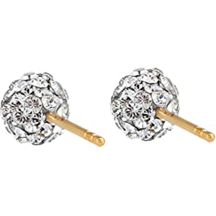 Elli Ohrringe Damen Ohrstecker Kugel, elegant mit Swarovski Kristallen in 925 Sterling Silber – Bild 4