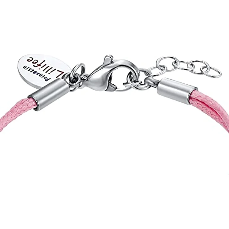 Prinzessin Lillifee Armband Edelstahl Mädchen Armschmuck, mit synth. Zirkonia, 12+2 cm, Silber, Herz, Geschenkbox – Bild 3
