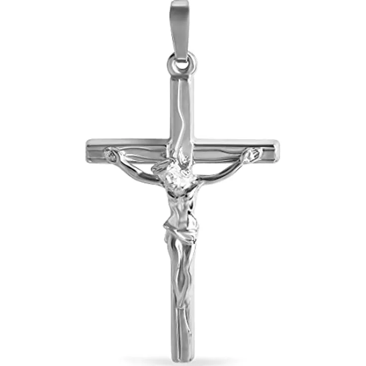 FAVS Unisex-Anhänger 925er Silber, 3,9 cm x 2 cm, eleganter Schmuckanhänger in Geschenkbox