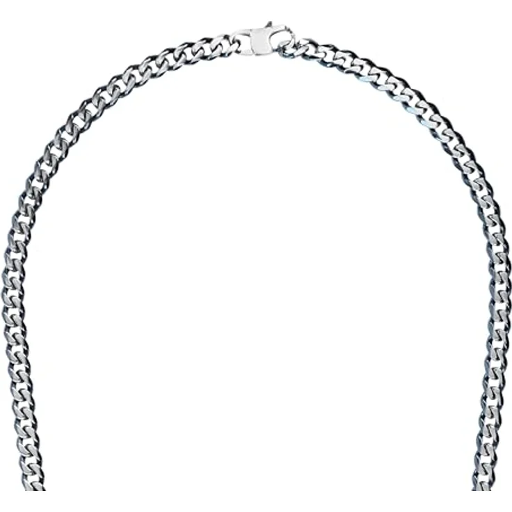 Joop! Herren Halskette aus Edelstahl, 60 cm, Panzergliederung, Silber, in Schmuck Geschenk Box – Bild 3
