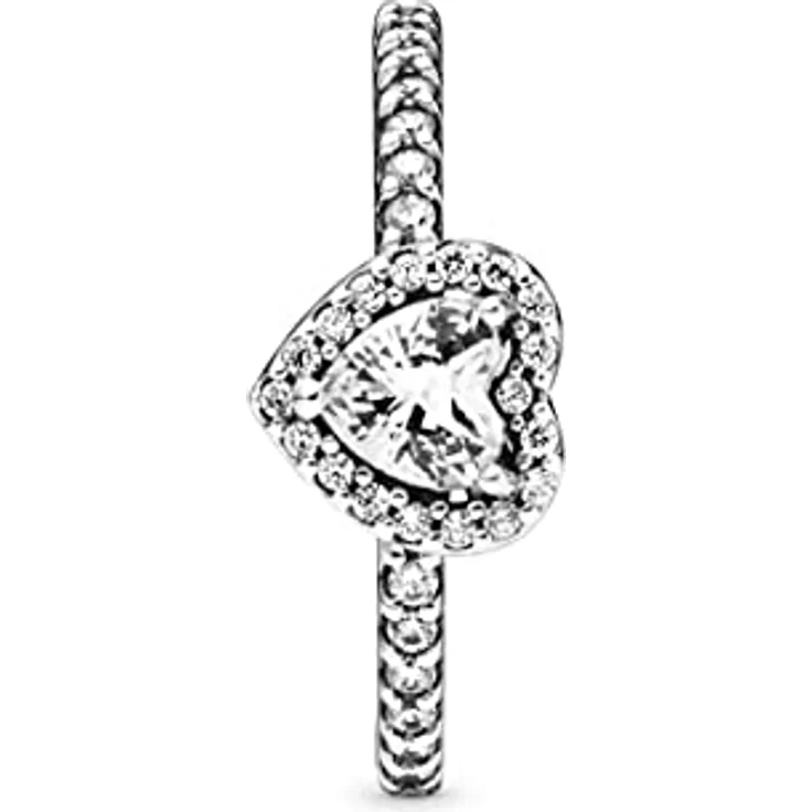 PANDORA Ring "Herz", Silber 198421C01, Damenring aus Sterling Silber – Bild 2
