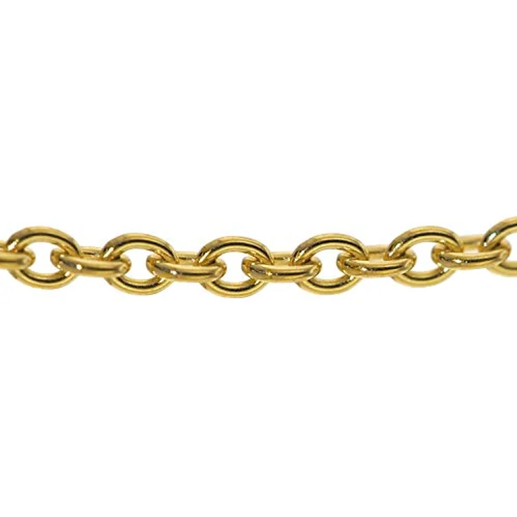 trendor Kreuz-Anhänger Gold 333 mit goldplattierter Silberkette, 45 cm, eleganter Halsschmuck für Damen, ideales Geschenk – Bild 2