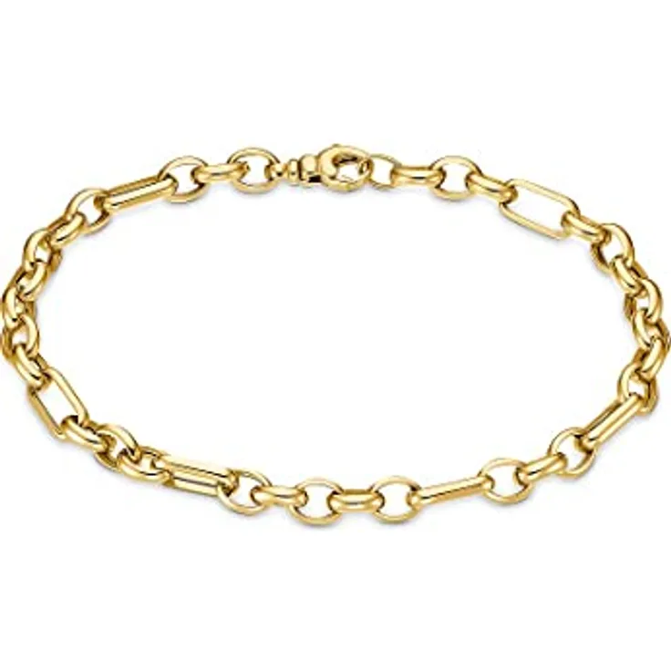 CHRIST Damen-Armband 585er Gelbgold, zeitloses Schmuckstück, 19 cm Länge, Geschenkbox