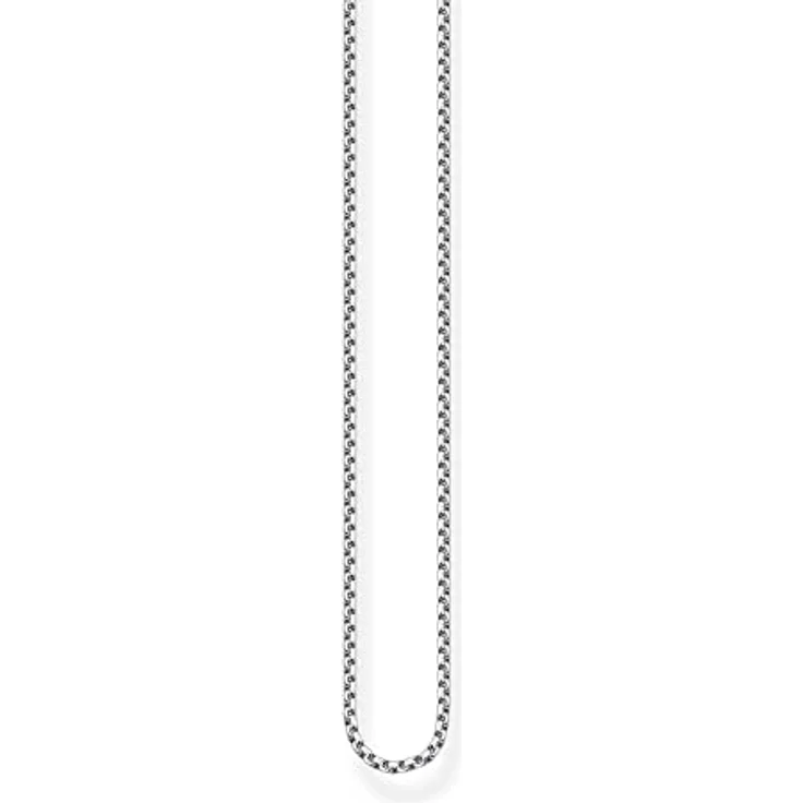 Thomas Sabo Unisex Kette Venezia, 925 Sterling Silber, Karabinerverschluss, vielseitig kombinierbar, Länge 42 cm – Bild 1