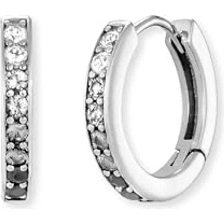 Engelsrufer Creolen ERE-SHADE-ZI-CR-13, elegante Creolen in Silber mit zeitlosem Design