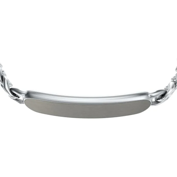 Fossil Ellis Herren Edelstahlarmband Bicolor, matt und glänzend, 218 mm mit Karabinerverschluss – Bild 3