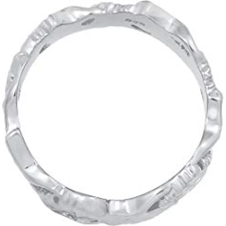 Elli Ring Damen Ginkgo Blatt, Vergoldet aus 925 Sterling Silber, Trendy Sommerdesign – Bild 3