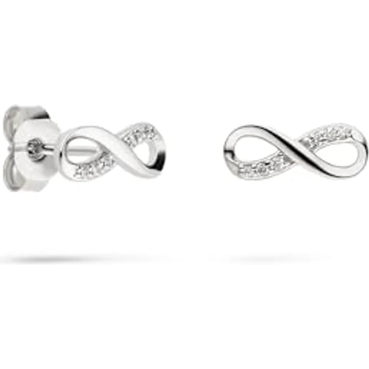 s.Oliver Ohrstecker, Elegante Ohrringe aus poliertem 925er Sterlingsilber, silber, wasserfest & hautfreundlich – Bild 3