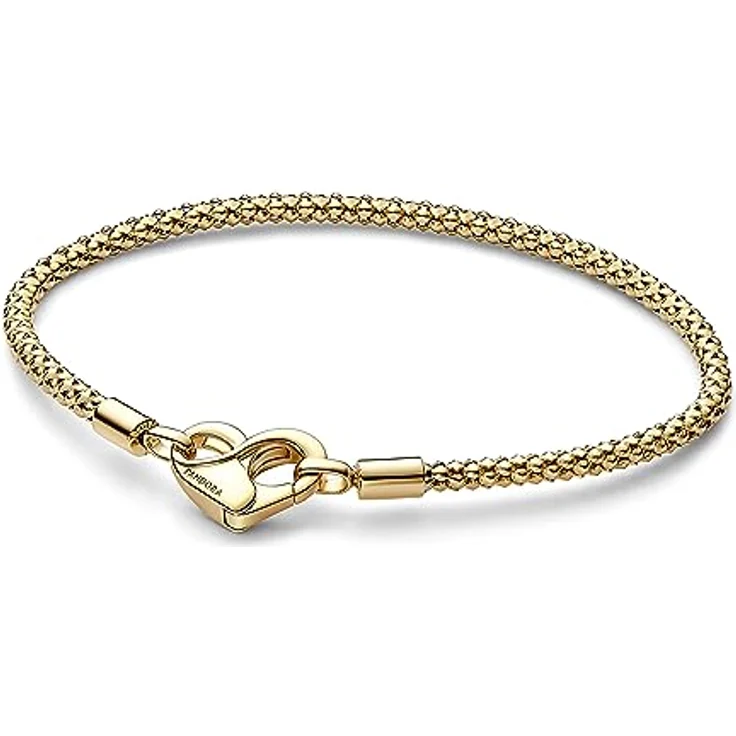 Pandora Armband Moments 562731C00-19, Armschmuck mit eleganten Charms, silberfarben – Bild 1