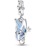 PANDORA Charm-Anhänger Silber Schmetterling mit Zirkonia, 794241C01