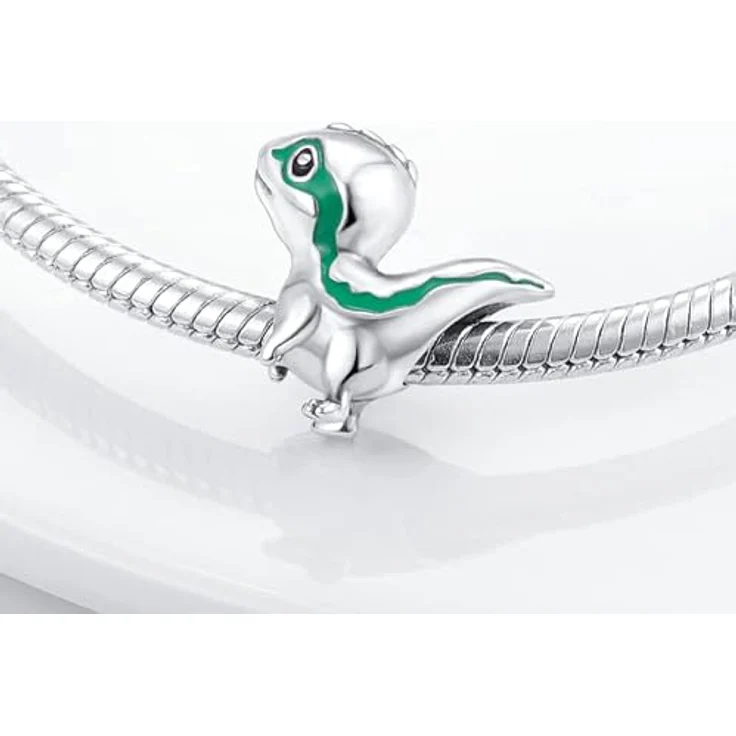 TINSLO Charm Anhänger 925 Sterling Silber mit Zirkonia-Steinen, kompatibel mit Pandora Armband und Halskette für Damen und Mädchen – Bild 2