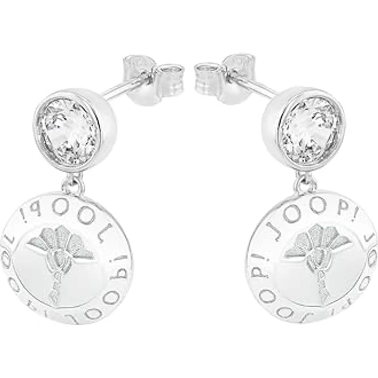 JOOP! Ohrringe 925 Sterling Silber, rhodiniert mit Zirkoniastein, Damen Ohrschmuck in Geschenkbox – Bild 3