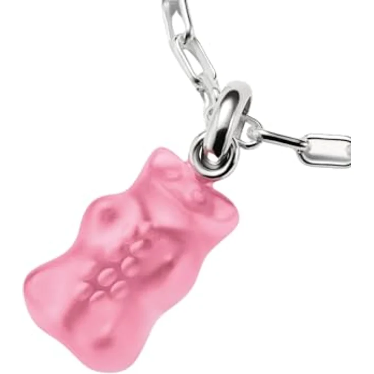 THOMAS SABO Damen-Charm 925er Silber, recycelt, pink, Glas One Size, 32031045 – Bild 2