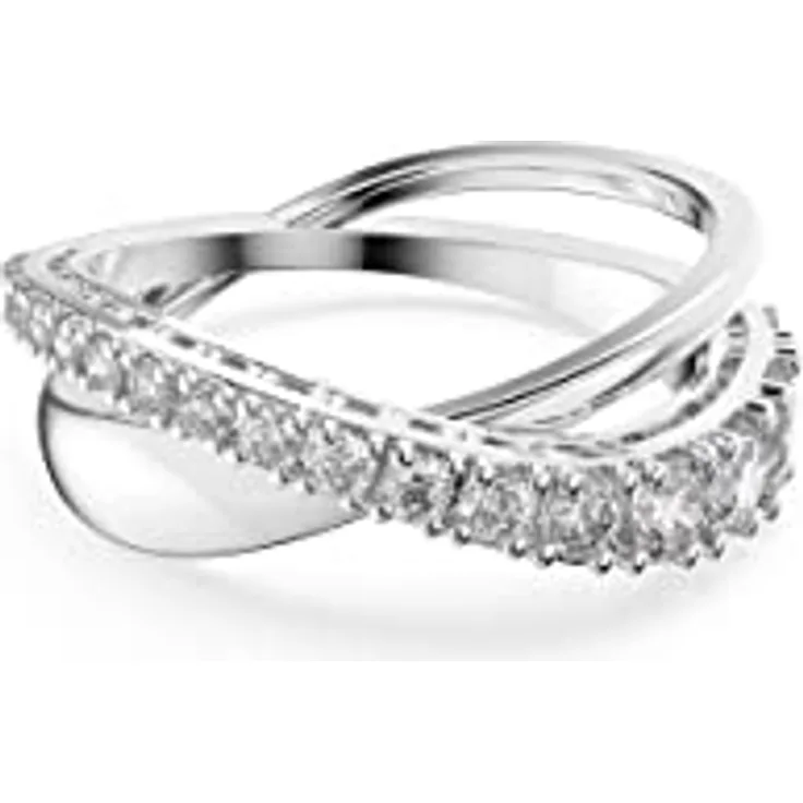 Swarovski Damenring Twist 5572724, eleganter Ring mit verspieltem Design und klaren Kristallen