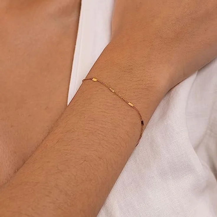 Purelei Surprise Armband Damen – Wasserfest, Edelstahl, Verstellbar 17–20,5 cm, Elegantes Armband in Gold, Silber oder Roségold – Bild 3