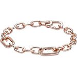 PANDORA ME Armband "Gliederkette" 14k rosévergoldet, 20 cm, mit austauschbaren Links und zwei Connectors