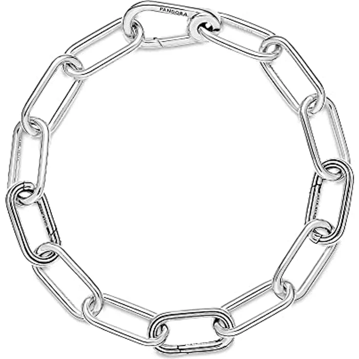 PANDORA ME Link Chain Armband 17,5cm aus Sterling-Silber, mit 3 Connectors und Karabinerverschluss, kompatibel mit PANDORA ME Armbändern, 599588C00-3 – Bild 2