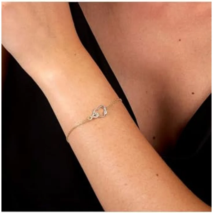 FAVS Damen-Armband 925er Silber mit 15 Zirkonia, One Size – Bild 4