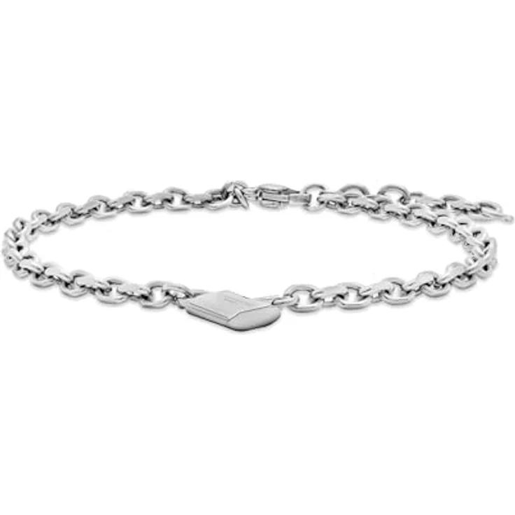 Liebeskind Berlin Armband LJ-1629-B-21, Edelstahl in Silber, 21 cm mit Karabinerverschluss – Bild 2