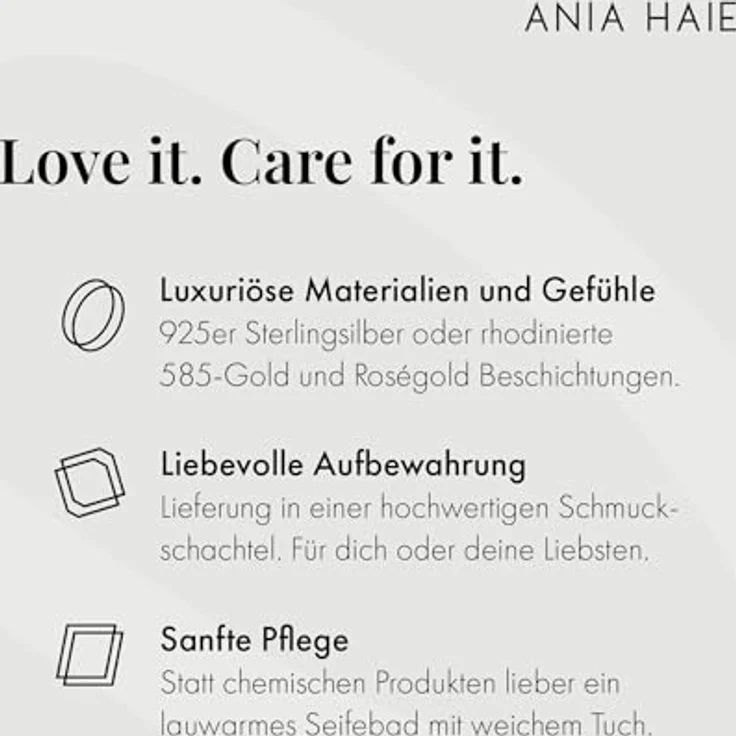 ANIA HAIE Melodic Poet Damen-Armband, 925 Sterling Silber mit Zirkonia und 4 Silberrauten, verstellbar von 16,5cm bis 18,5cm, inkl. Geschenkverpackung – Bild 5
