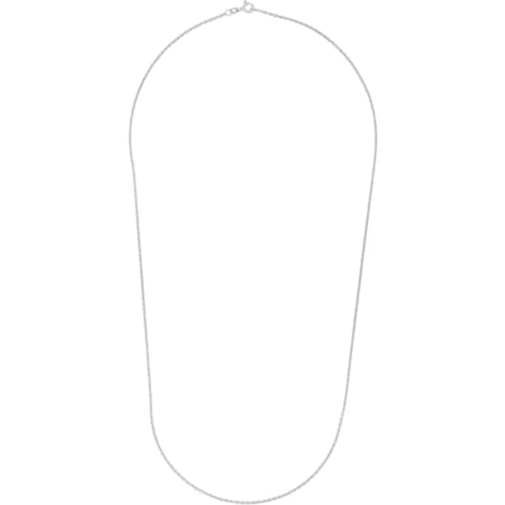 Amor Collier 925 Sterling Silber, 60 cm Unisex Halsschmuck in Geschenkbox, Basic Design – Bild 2