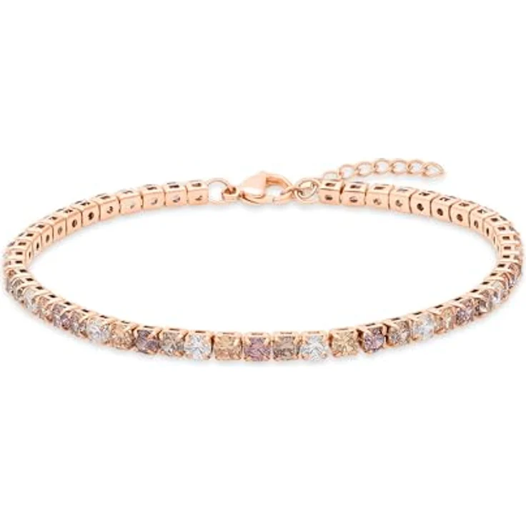 s.Oliver Bracelet - Elegantes goldenes Armband aus poliertem Edelstahl - verstellbar bis 20 cm - wasserfest & hautfreundlich – Bild 1