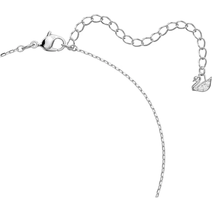 Swarovski Ketten-Set 5480485, Rhodiniertes Ensemble mit hellblauem Kristall und Ohrsteckern, Kollektion Sparkling Dance – Bild 3