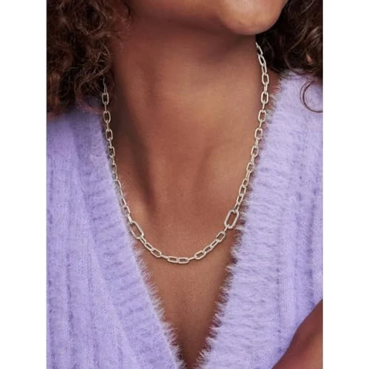 Pandora Kette ohne Anhänger 399685C00-50, 925 Silber Ankerkette 50 cm mit Karabiner-Verschluss – Bild 4