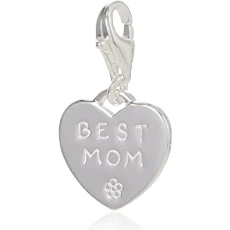Thomas Sabo Charm-Anhänger Beste Mutter, 925 Sterling Silber, Charm Club mit Karabinerhaken – Bild 1