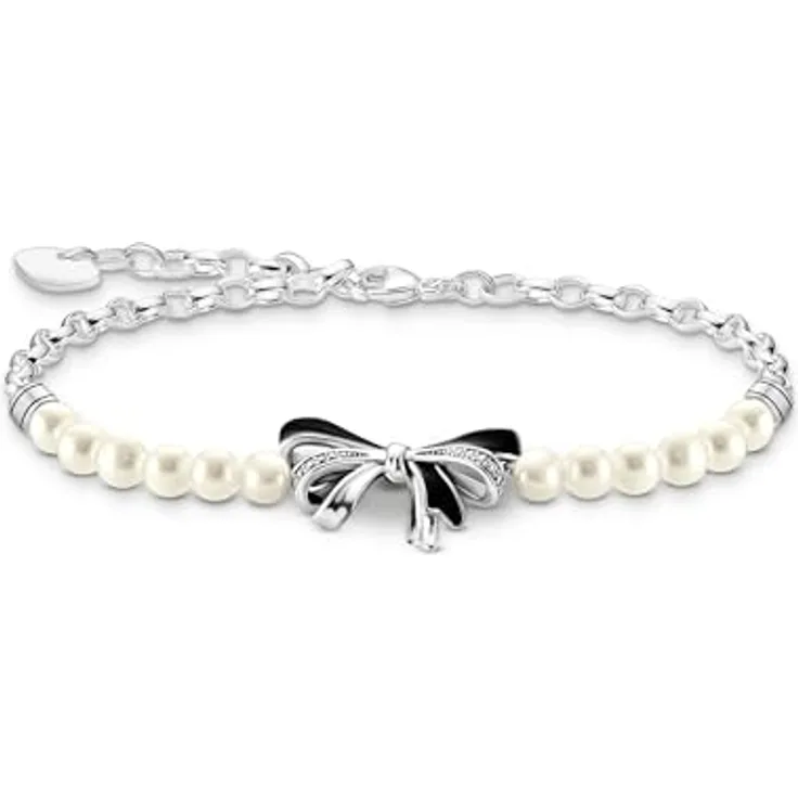 THOMAS SABO Armband Damen, uni Design, gute Passform für viele Stile