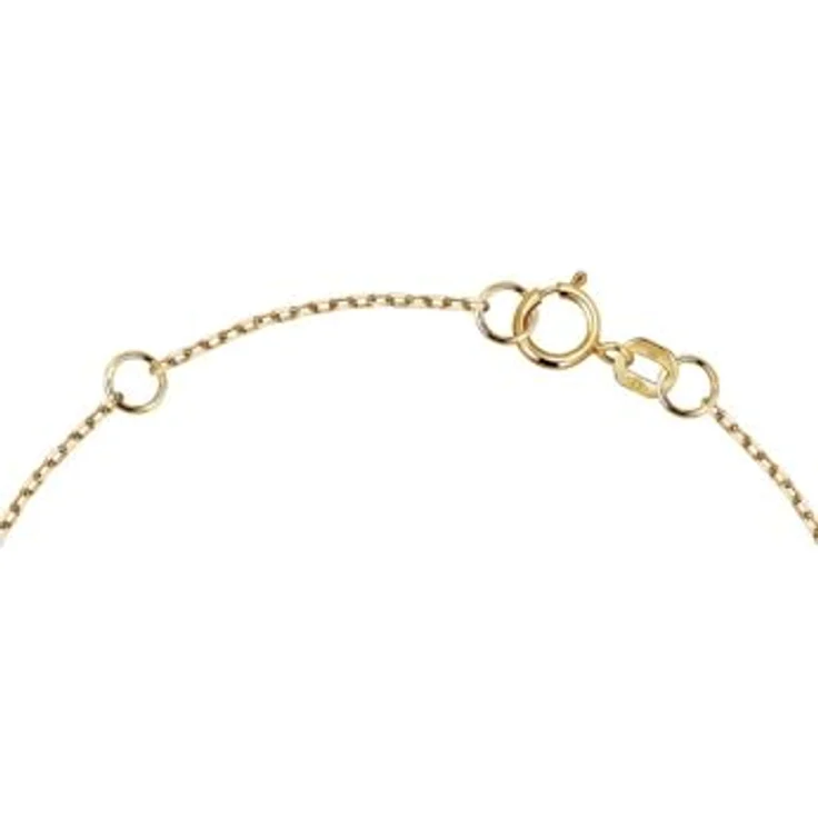 CHRIST Damen-Armband 375er Gelbgold mit 1 Diamant, One Size – Bild 2