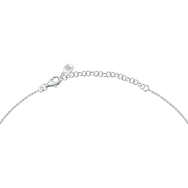 Morellato Tesori Damen Halskette, 925‰-Silber mit blauem Zirkon, Karabinerverschluss – SAIW172 – Bild 3