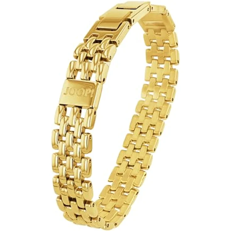 JOOP! Damen-Armband Edelstahl, 17+1,5+1,5 cm, Gold, mit Klappverschluss, in Schmuck Geschenk Box, 2038975 – Bild 1