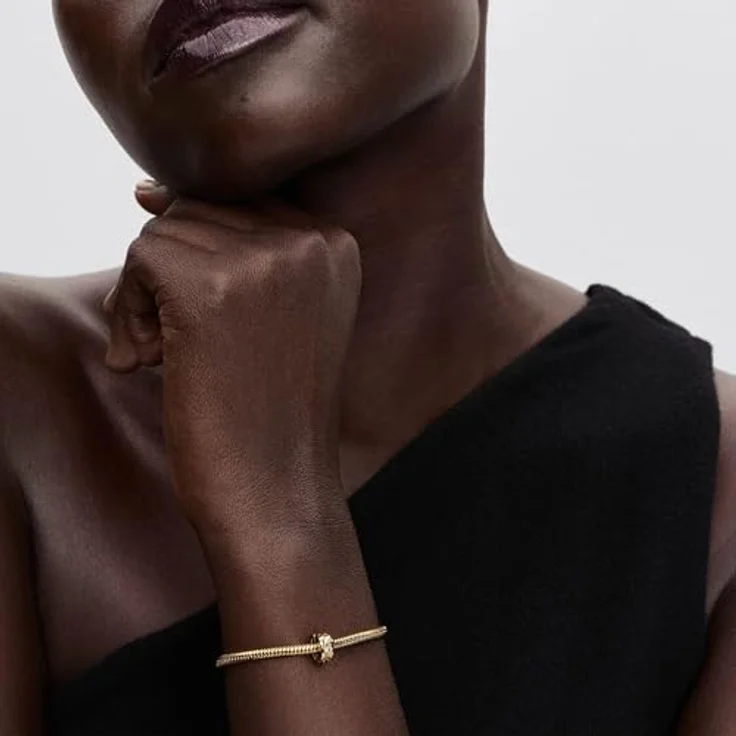 PANDORA Moments Disney Micky & Minnie Maus Clip-Charm, 14K vergoldet mit Zirkonia, kompatibel mit Moments, 764130C01 – Bild 5