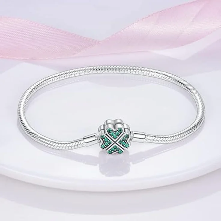 Pandach Damen Armband 925 Sterling Silber, Schlangen-Gliederarmband für empfindliche Haut, perfektes Geschenk für Valentinstag, Muttertag, Geburtstags- und Weihnachtsfeiern – Bild 3