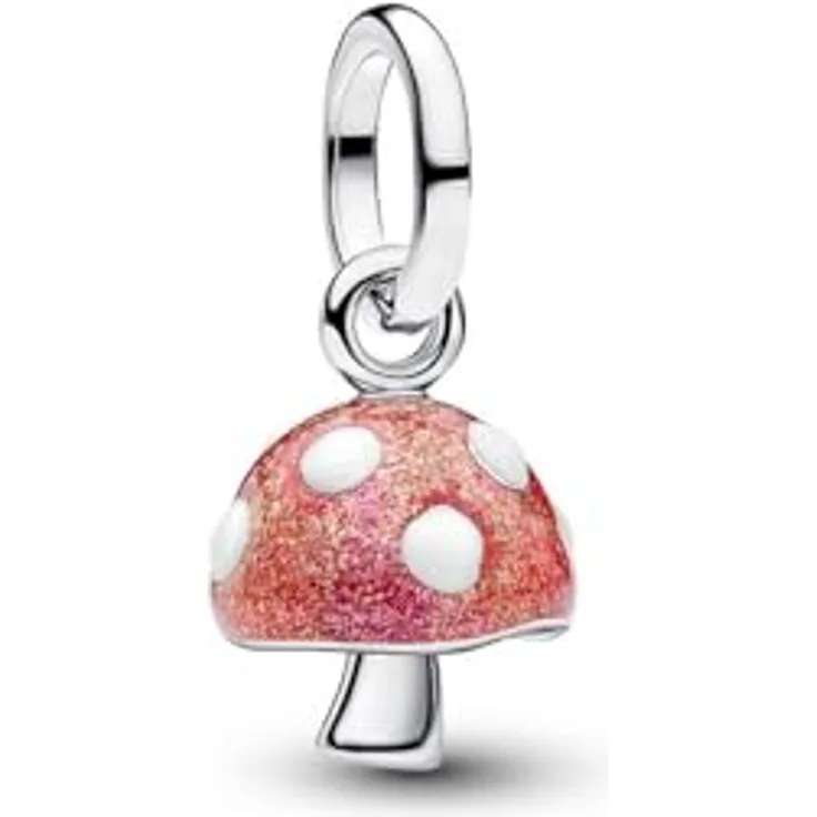 PANDORA Mushroom 794376C01 Charm Anhänger aus 925-Sterling Silber