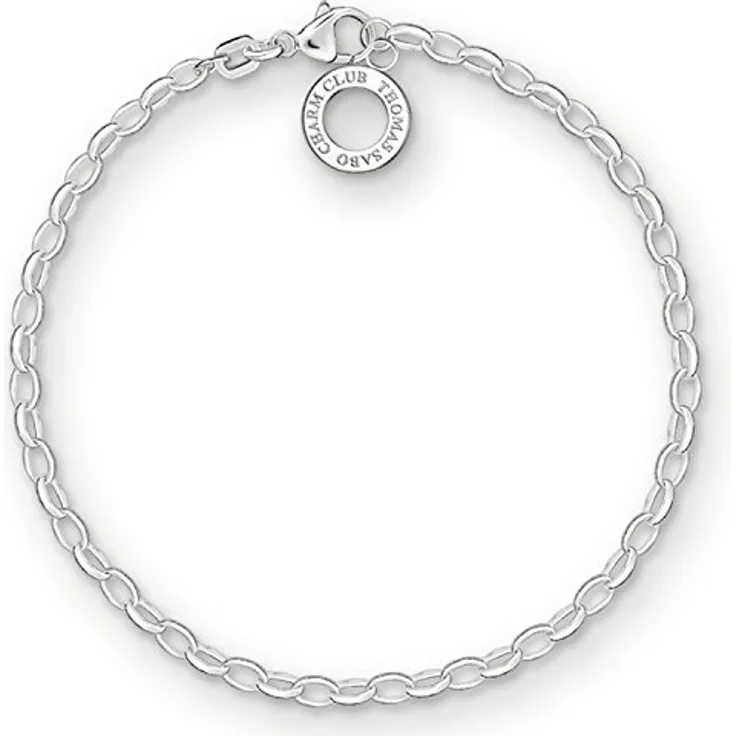 Thomas Sabo Damen Charm-Armband Classic Charm Club, 925 Sterling Silber, individuell kombinierbar mit Charm-Anhängern