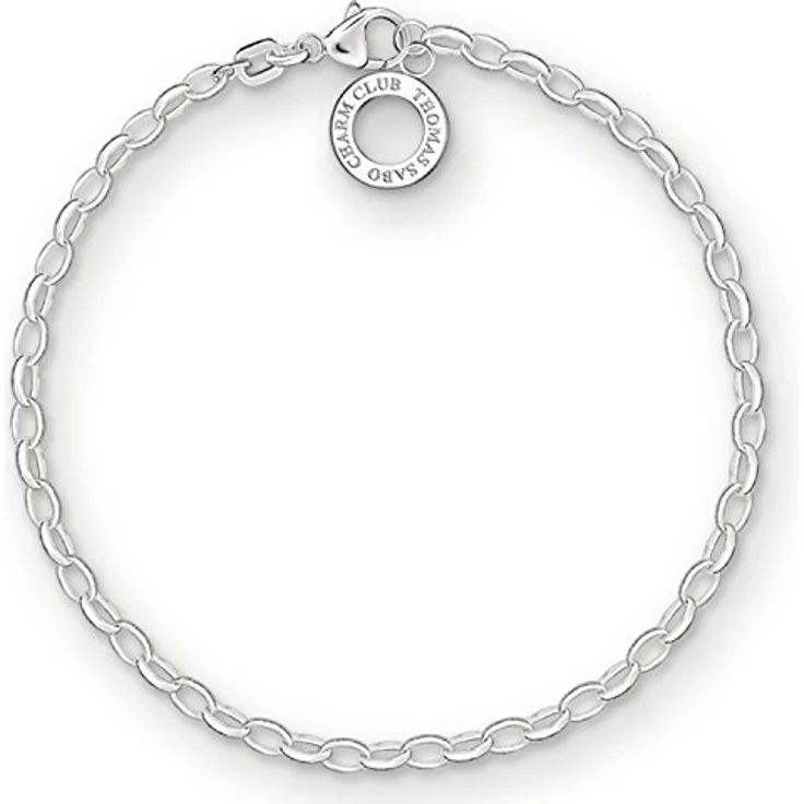 Thomas Sabo Damen Charm-Armband Classic Charm Club, 925 Sterling Silber, individuell kombinierbar mit Charm-Anhängern – Bild 1