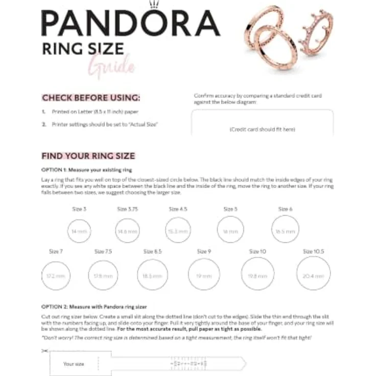 Pandora 193557C01 Kettenring für Damen, 925 Sterlingsilber mit Pavé Zirkonia, aus der Timeless Kollektion, Ringgröße 52 (16,6) – Bild 5