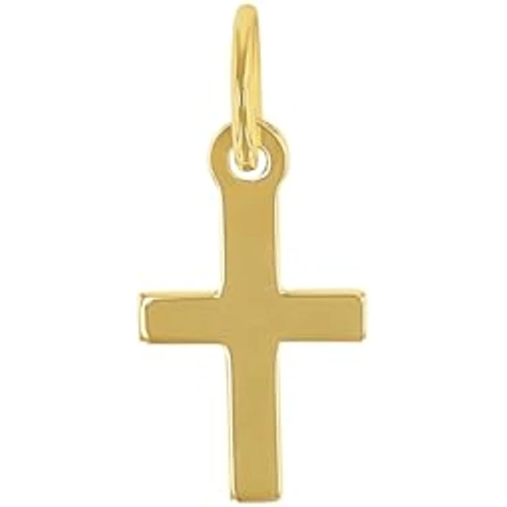 Amor Motivanhänger Kreuz, 1,6 cm, 585 Gold, inkl. Schmuck Geschenk Box – Bild 3
