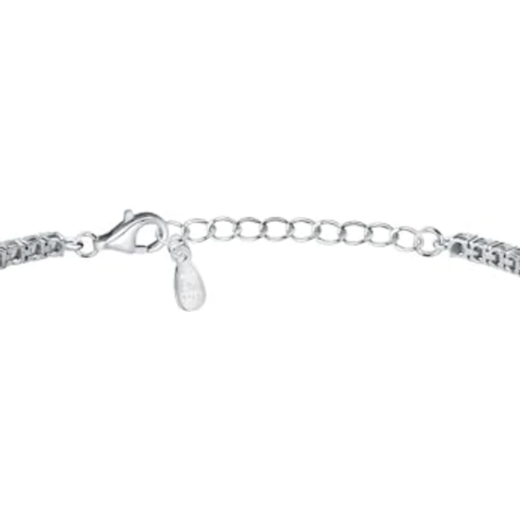 CHRIST Damen-Armband 925er Silber, recycelte Zirkonia, One Size, lila – Bild 2