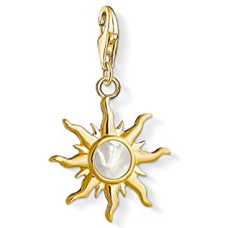 THOMAS SABO Damen-Charm-Anhänger Seestern Charm Club, 925 Sterling Silber mit Karabinerhaken, für Charm Armbänder und Ketten – Bild 1