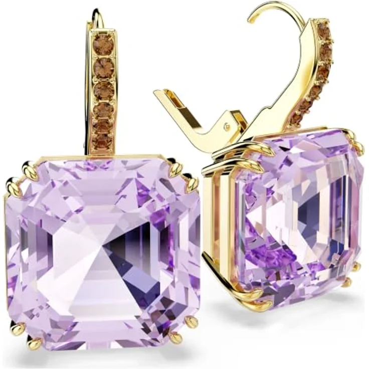 Swarovski Millenia Ohrringe 5759990, lila, elegante Damen-Ohrringe mit einzigartigem Design – Bild 4