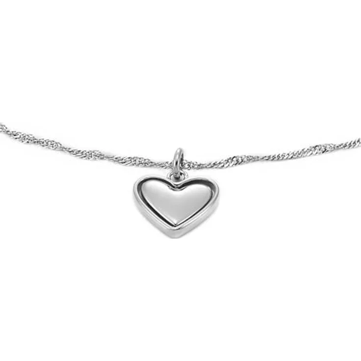 Fossil Damen Edelstahl Armband mit Karabinerverschluss, schmales Kettenarmband, Silber – Bild 3