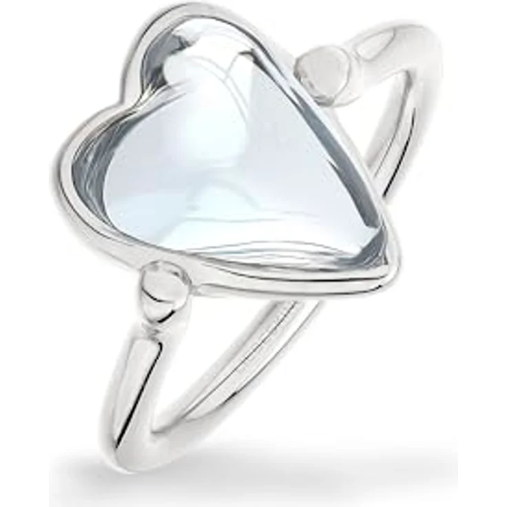 Liebeskind Berlin Damen Ring LJ-1707-R-56, Edelstahl IP Silber, Größe 56 cm – Bild 1