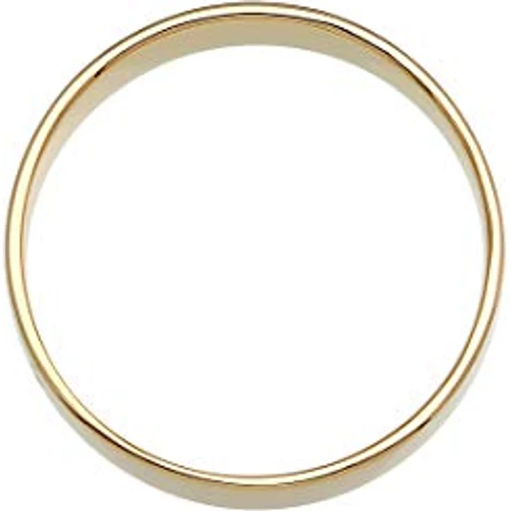 Elli PREMIUM Ring Damen Bandring Trauring Basic aus 585 Gelbgold, handgefertigt, anlaufgeschützt, hochglanzpoliert – Bild 3
