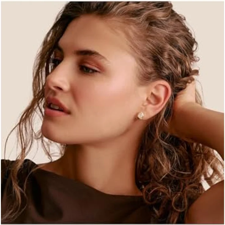 Thomas Sabo Damen-Ohrstecker, Gold, 925er Silber mit ovalem Zirkonia, sicherer Steckverschluss – Bild 3