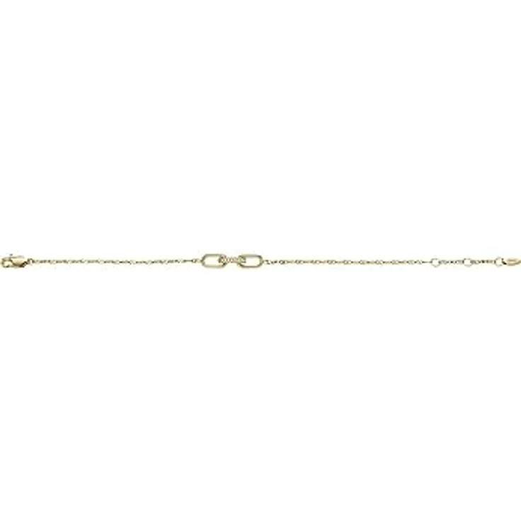 Fossil Damen Edelstahl Kettenarmband mit Karabinerverschluss, goldfarben, 190mm Länge, poliertes Finish – Bild 2