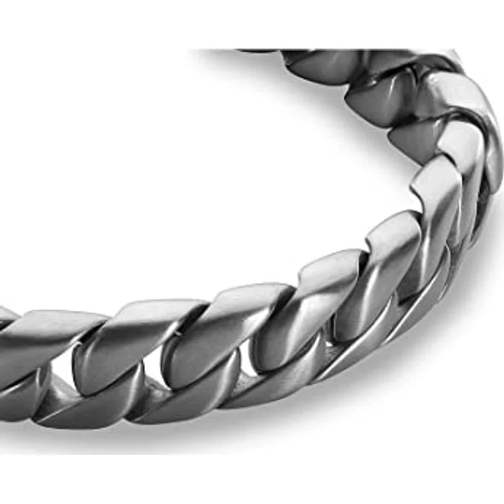 FAVS Herren-Armband Edelstahl, 20 cm lang, vielseitig kombinierbar, Geschenkbox inkludiert – Bild 3